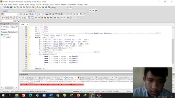 Praktikum 7 - Algoritma dan Pemrograman (perulangan while do)