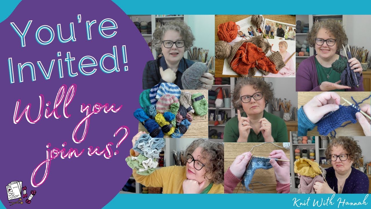 Knit With Hannah YouTube Membership invite - revealing the details