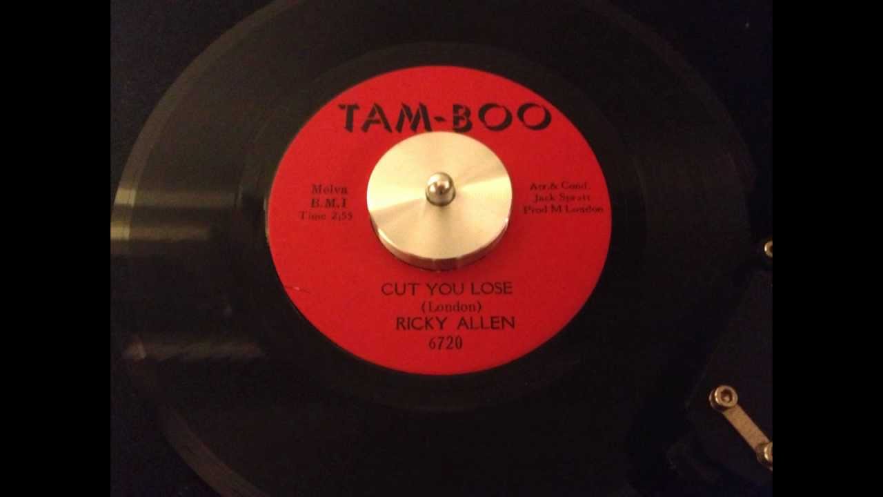 Ricky Allen -- Cut You Lose -- Tam-Boo 6720 (1968)