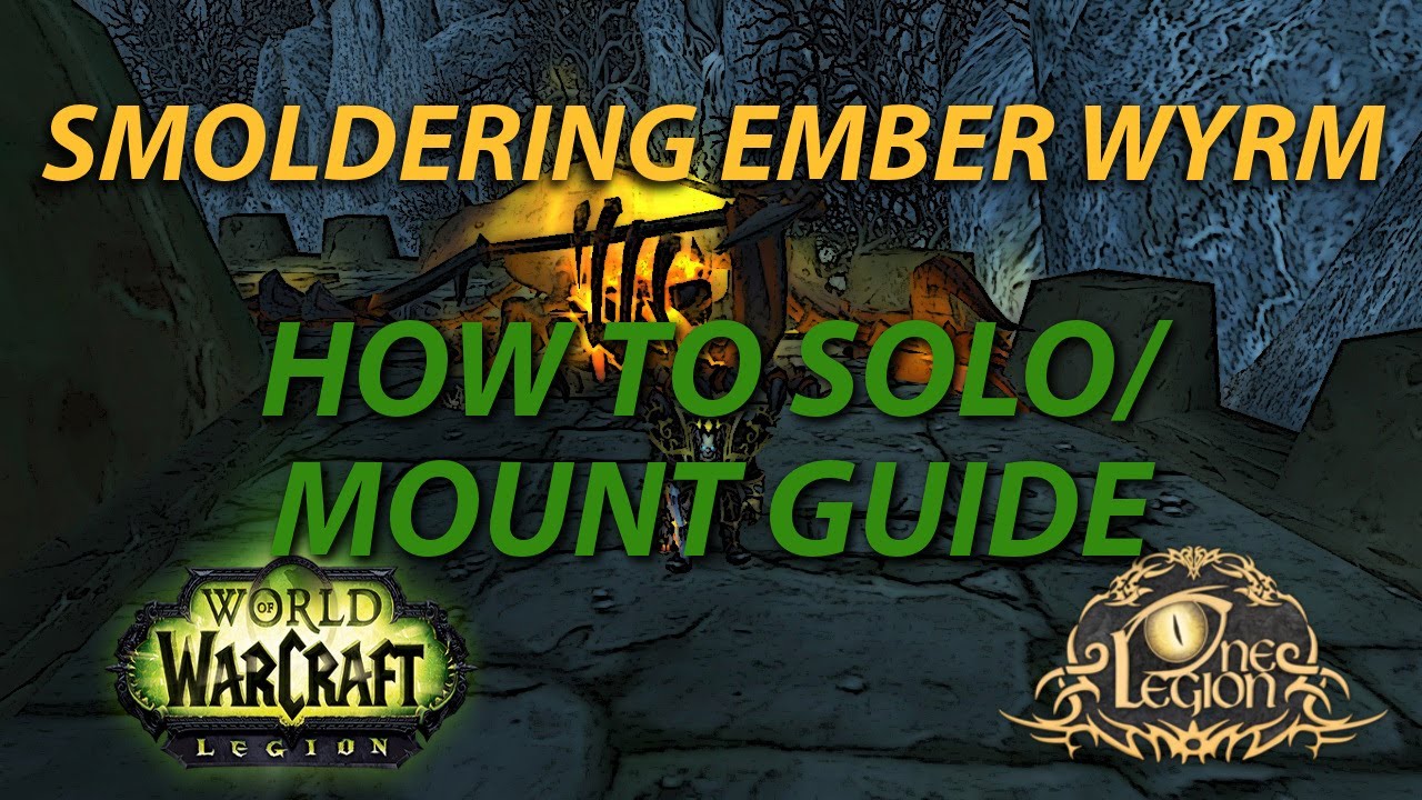 Smoldering Ember Wyrm Mount Guide Nightbane Timed Run Karazhan Solo Guide Youtube