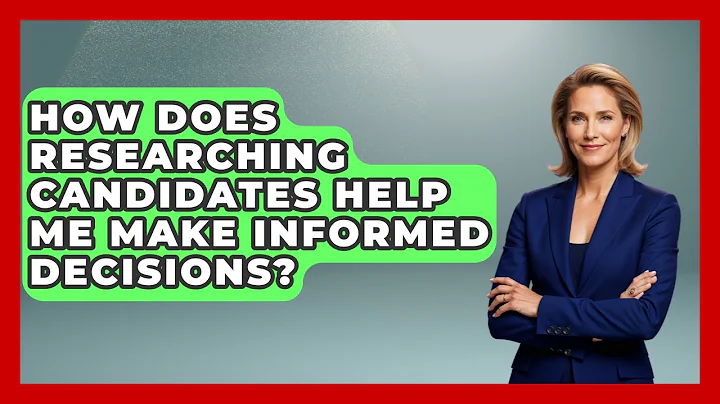 How Does Researching Candidates Help Me Make Informed Decisions? | First Time Voter Expert News