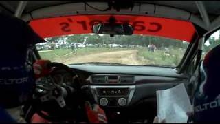 Super Prime Coronel Oviedo 2008 Tiago Weiler Mitsubishi Lancer Evo IX Rally