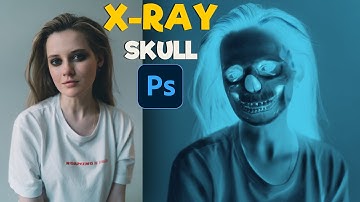 How to Create X-ray Skull Effect in Adobe Photoshop!