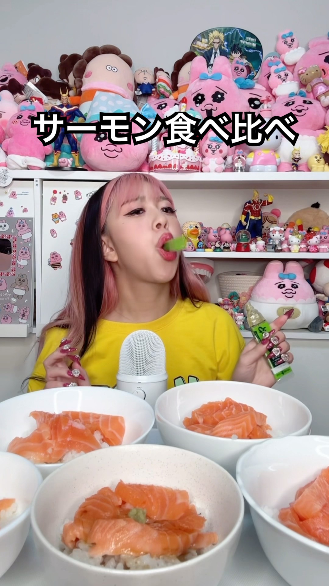 I tried comparing a lot of salmon bowls #shorts - YouTube
