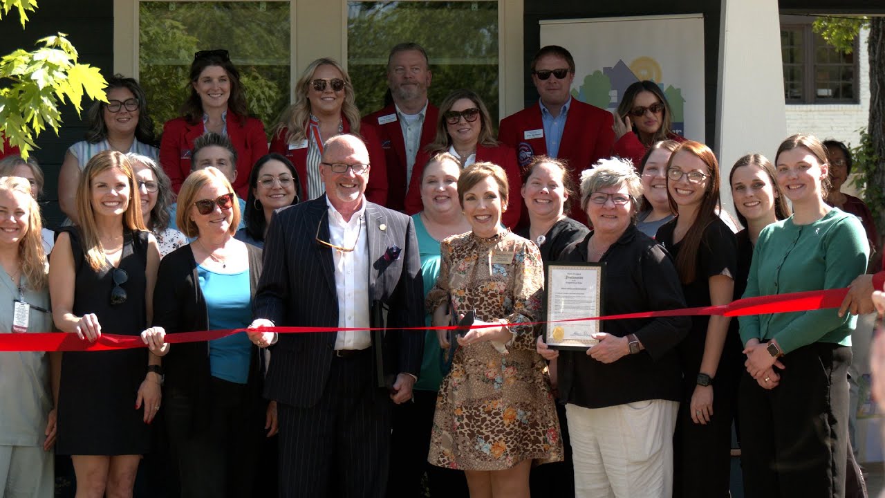 Ribbon cut for Jonesboro Sexual Assault Support Services Center - YouTube