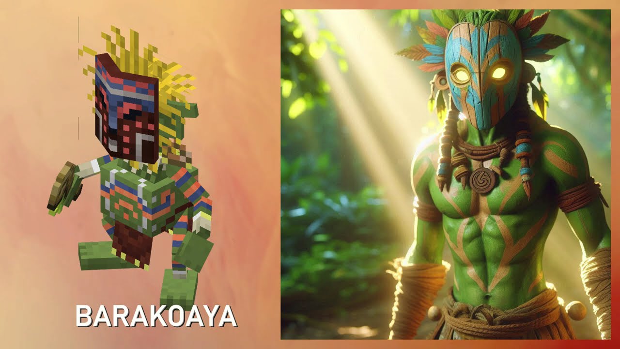 Мобы Minecraft в реальной жизни – Реалистичная выставка мобов Mowzie!