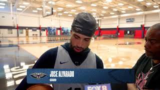 Jose Alvarado Player of Pelicans | Interview | 20 10 2025