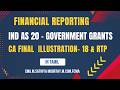 Ind AS 20 – Government Grants | CA Final | Tamil Explanation \18 rtp 2020 and mtp nov 2021