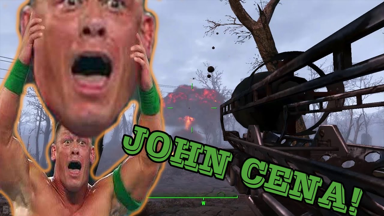 Fallout 4 John Cena Theme Fat Man Mod Youtube