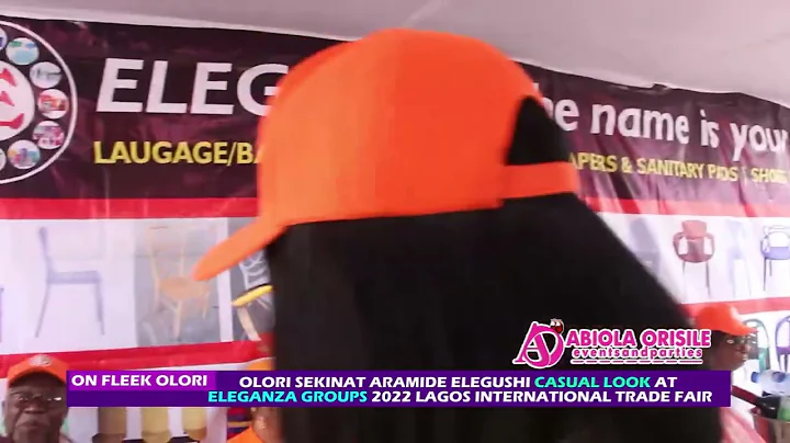 ON FLEEK OLORI ELEGUSHI Sekinat Aramide Elegushi's casual look at Eleganza groups 2022 tradefair