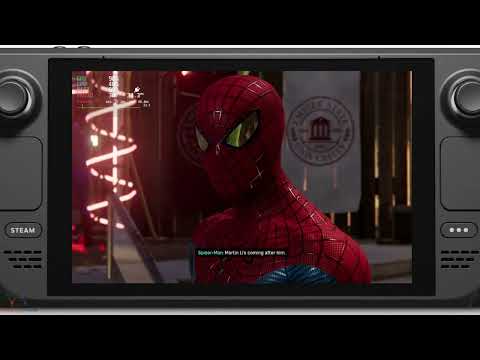 Marvel’s Spider Man Remastered Steam Deck Gameplay - Back to School