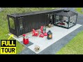 40ft TINY SHIPPING CONTAINER HOME AIRBNB w/ Wood Fired Hot Tub &amp; Sauna