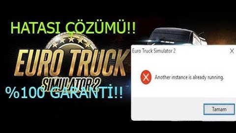 ETS ANOTHER INSTANCE İS ALERADY RUNNİNG HATASIÇÖZÜMÜ KESİN %100