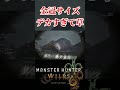 今作の『金冠サイズモンスター』の迫力がやばい。【モンハンワイルズ】