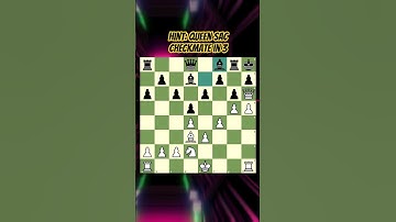 WHITE TO PLAY AND CHECKMATE IN 3 MOVES!! #chess #gaming #chessgame #chesscom #chesstactics #lichess