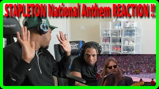 FIRST TIME HEARING Chris Stapleton - National Anthem Performance REACTION!
