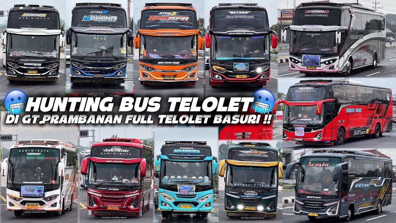 GACOR‼️ FULL BUS TELOLET BASURI🥳 Hunting Bus Di GT.Prambanan Yogyakarta full basuri🥳💃🏻