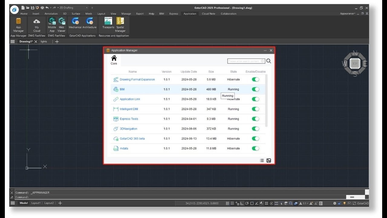 Application Manager in GstarCAD 2025 - YouTube
