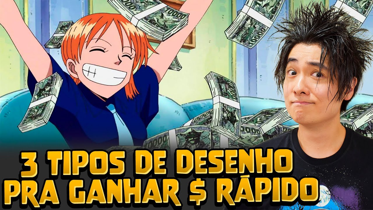 3 tipos de DESENHO que dão DINHEIRO rápido