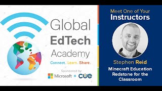 Minecraft Education – Redstone for the Classroom with Stephen Reid