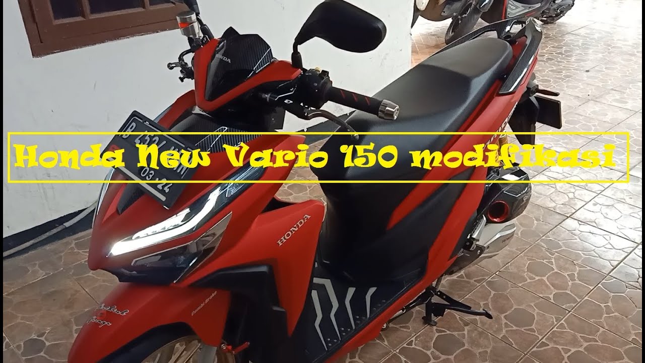 Review New Honda Vario 150 modifikasi !!!