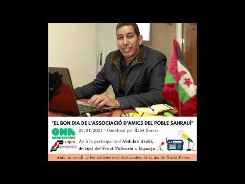 Programa 26/01/2021: "El bon dia de l'Associació d'Amics del Poble Sahrauí"