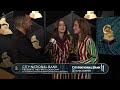 LARKIN POE Checks In At The CNB "First Look" Cam At The 2024 GRAMMYs
