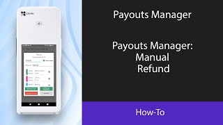 Payout Manager: Manual Refund