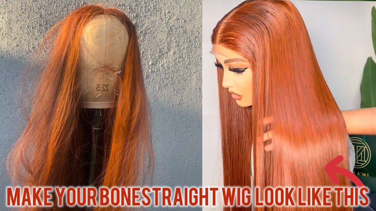 ЛУЧШИЙ СПОСОБ ОБНОВИТЬ И УКЛАДАТЬ ПРЯМОЙ ПАРИК ИЗ ОСТРЫХ ВОЛОС || Обновите цветной прямой парик и...
