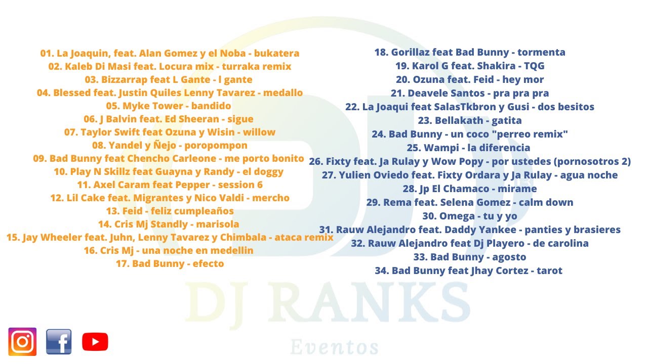 Live Dj Ranks Dj Ranks mix urbano 2023 #dj#pioneer#seratodj https://linktr.ee/djranks ...
