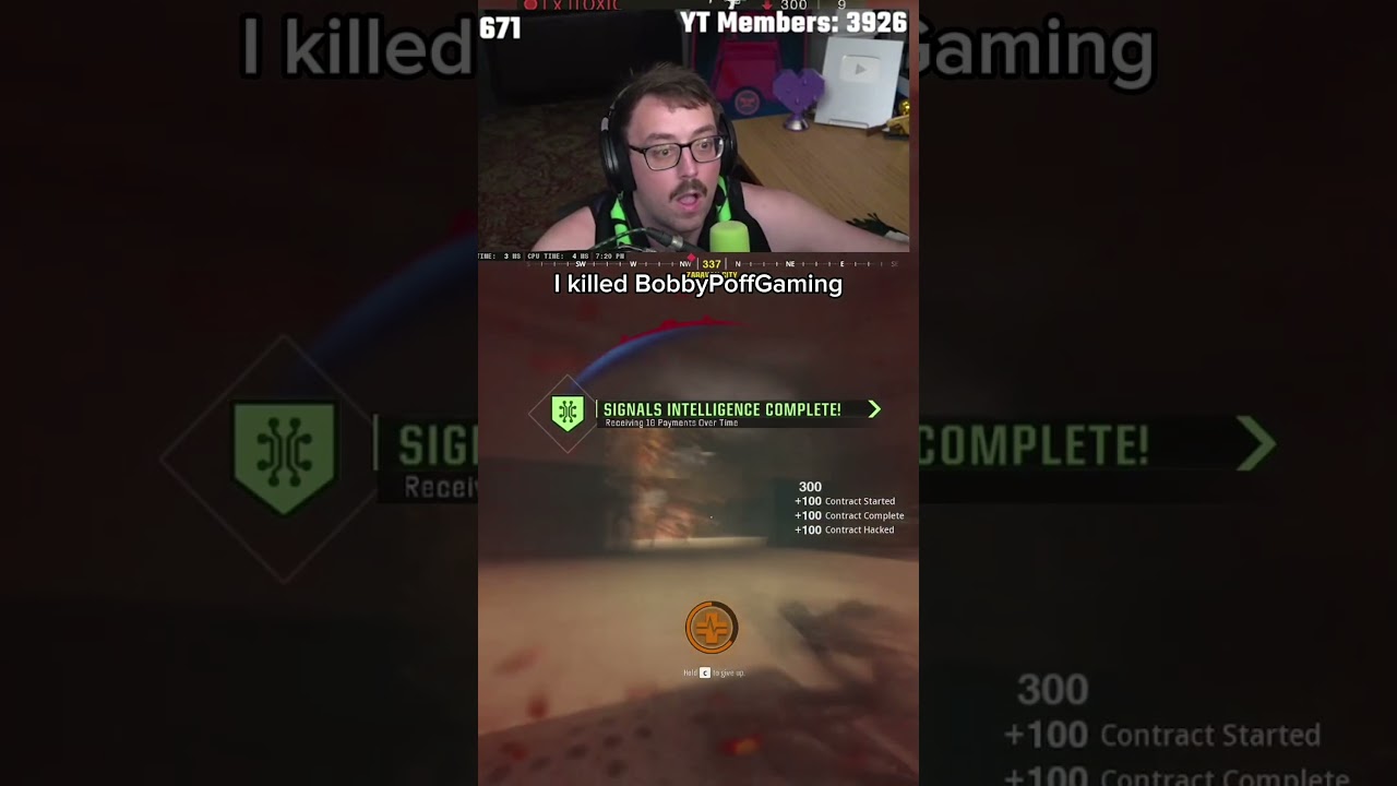 I killed BobbyPoffGaming in warzone 