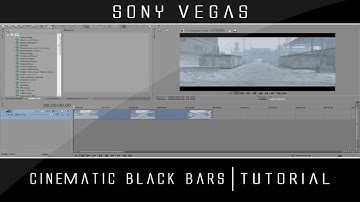 Sony Vegas -  Cinematic Black Bars Tutorial