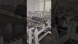 Automatic loading unloading curbstone 45 degree chamfering cutting &flaming machine