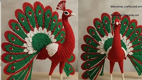 macrame peacock is live!#macrame peacock/#macrame/#shorts/#short/#diy/#yt/#ytshorts