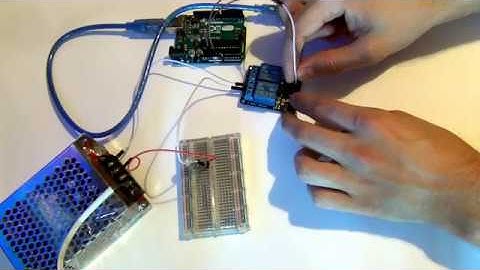 электромагнитное реле - управление на arduino