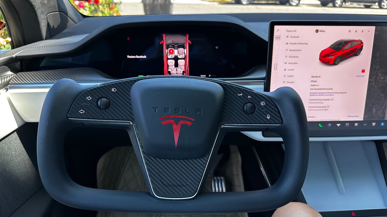 Tesla Model X Plaid FSD beta YouTube