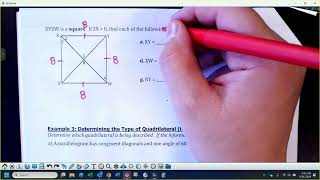 Geo 8-4b Notes (Properties of Rectangles, Rhombuses and Squares)