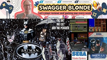 Swagger Blonde Quick Plays Batman Returns Sega Master System HD