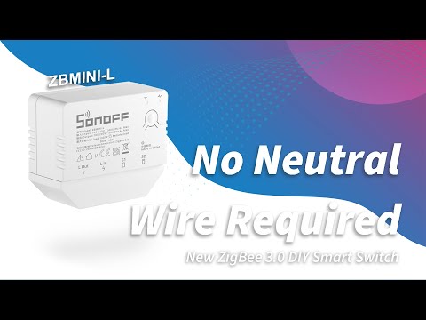 SONOFF ZBMINI L ZigBee Smart Switch, No Neutral Wire Required