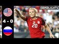 USA vs Russia 4 - 0 All Goals & Highlights | April 6, 2017