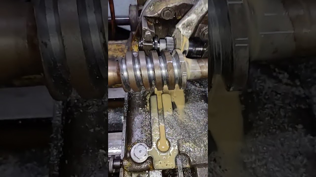 thread worm shaft cutting