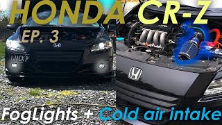 How To Add Cold Air Intake And Aftermarket Fog Lights Honda Cr-Z