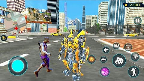 Jet Robot Car Transformation Robot Car Games - Robot Game - Android Gameplay HD