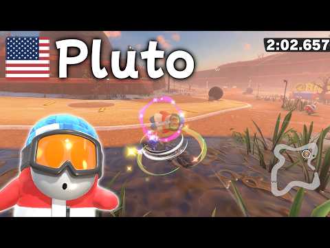 SNES Choco Island 2 - 2:02.657 - Pluto 🇺🇸 (Mario Kart World world record)