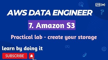 7. AWS Hands on lab - Amazon S3 | AWS data Engineer