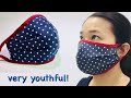 Easy to breathe mask pattern (not touch the nose and mouth), very youthful and big size