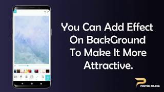 How to use Background Effects in Poster Maker Apps | Poster Maker Background Effect Tutorial screenshot 5