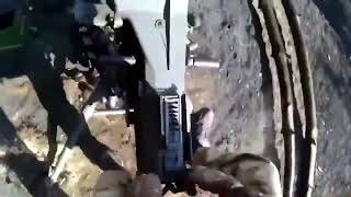 Ukraine Armed Forces using a US 40mm Mk19  as Indirect Fire
