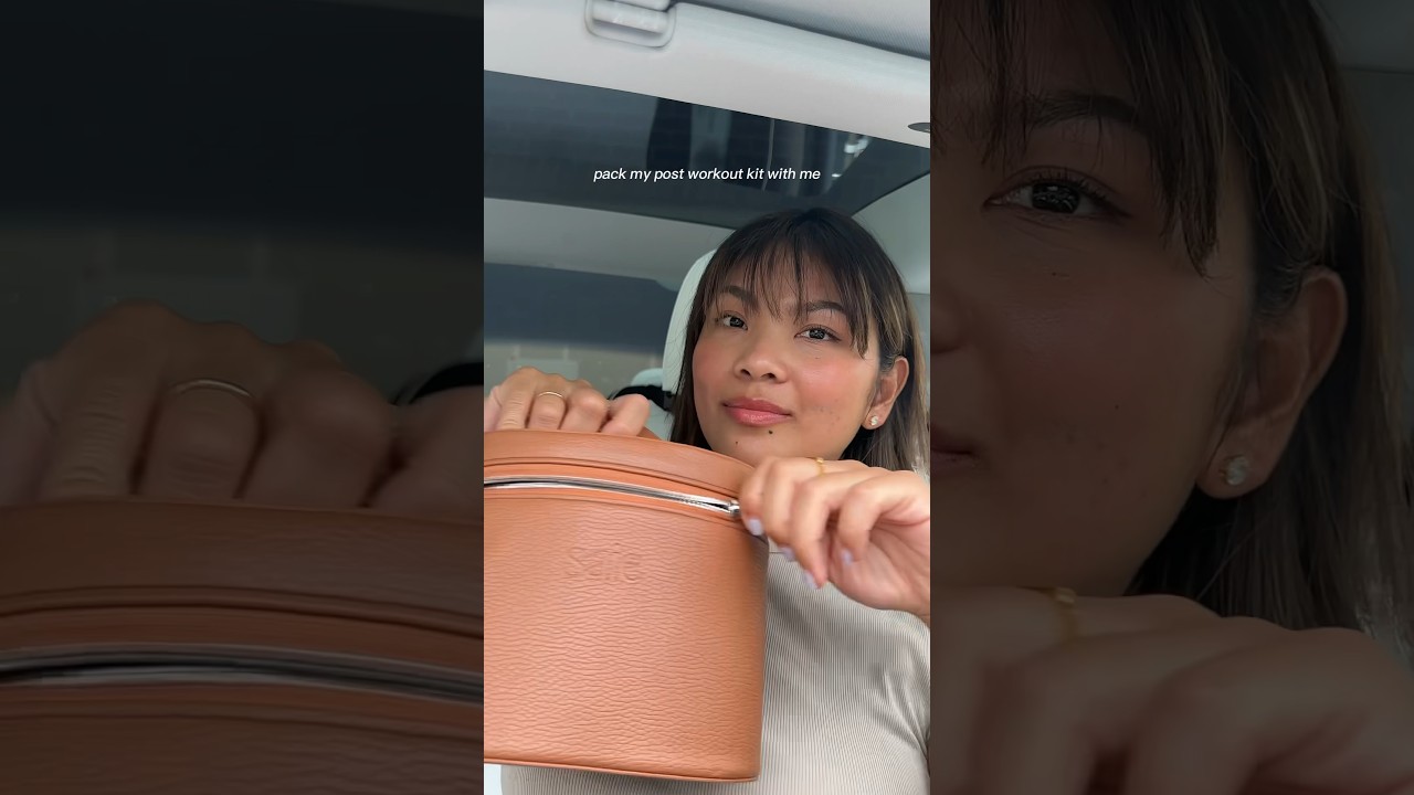 Things I pack in my post workout kit 