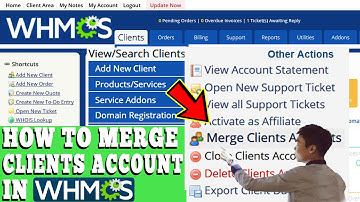 HOW TO MERGE CLIENTS ACCOUNT IN WHMCS? [STEP BY STEP]☑️